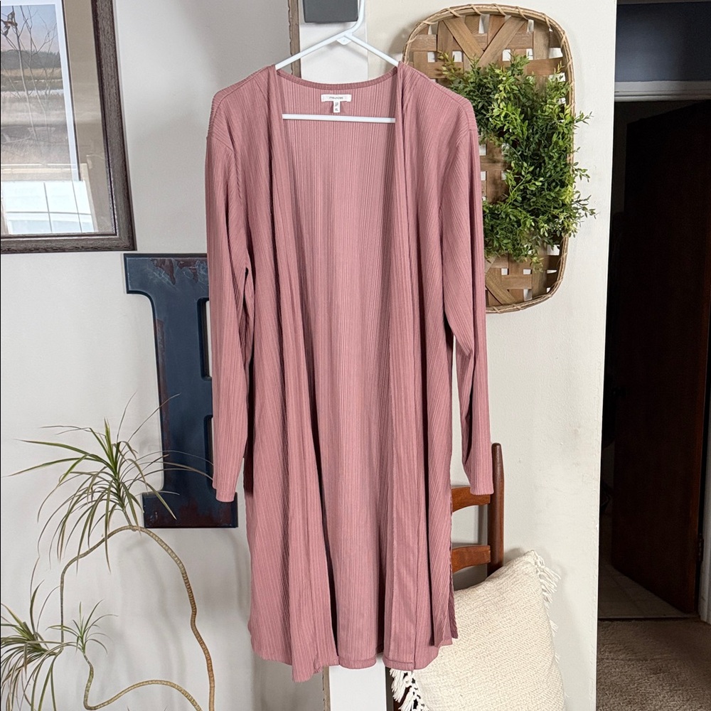Maurices Dusty Rose Ribbed Top